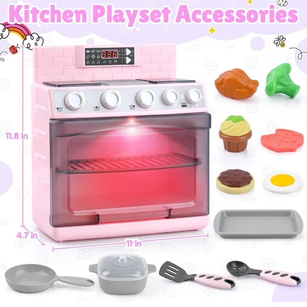 Pink and Gray Kitchen Tools Set with Modern Features - Picture 3 of 8
